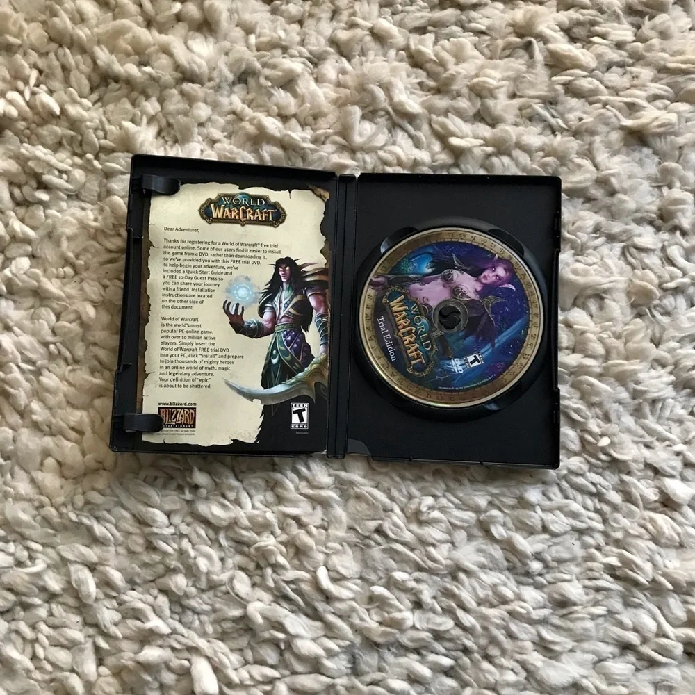 World of Warcraft free trail DVD Blizzard